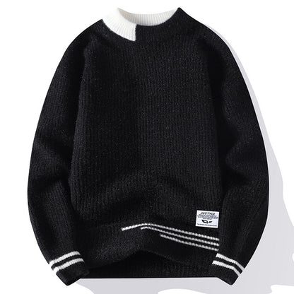 Men's Multi-color Stripe Sweater Cardigan GO Buy