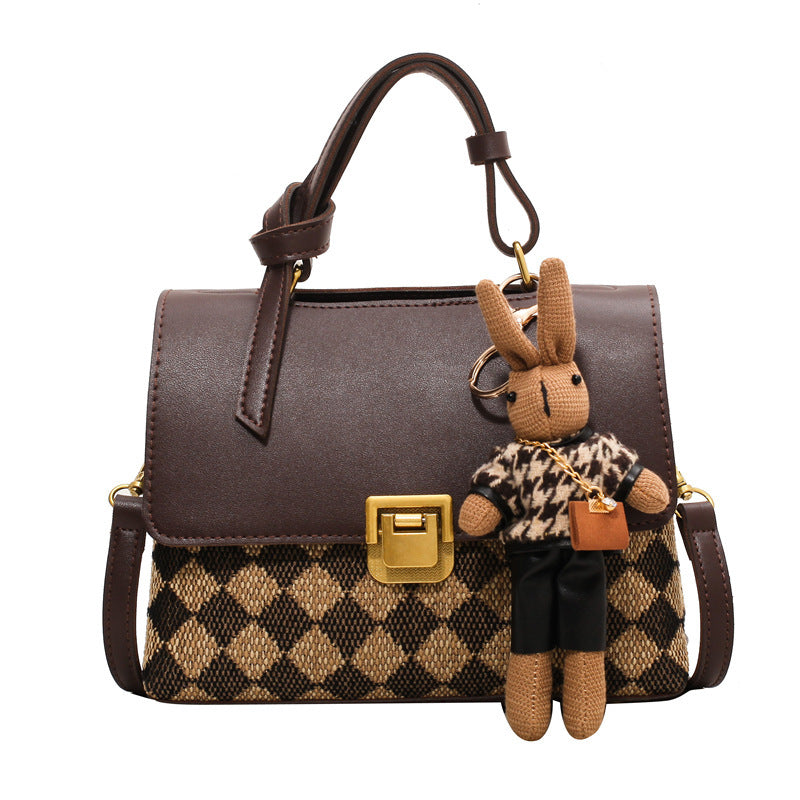 Black And White Contrast Color Trend Korean Female Bag GO Buy