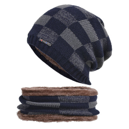 Winter Hat Pullover Bib Suit Plus Fluffy Thread GO Buy