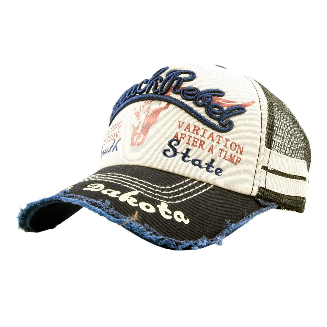 Women's Summer Washed Bull Head Embroidered Baseball Cap Gobuy Fashion
