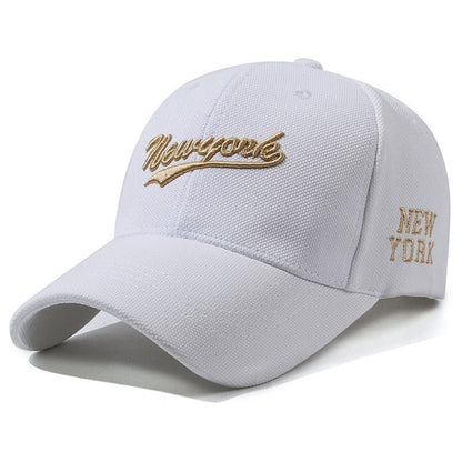 Hard Crown Baseball Cap Men's And Women's Embroidered Letters - Gobuy Fashion