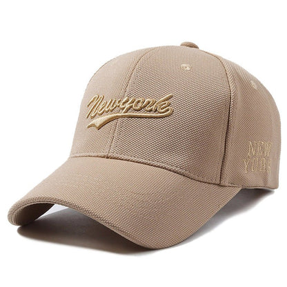 Hard Crown Baseball Cap Men's And Women's Embroidered Letters - Gobuy Fashion