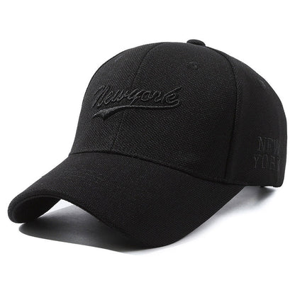 Hard Crown Baseball Cap Men's And Women's Embroidered Letters - Gobuy Fashion