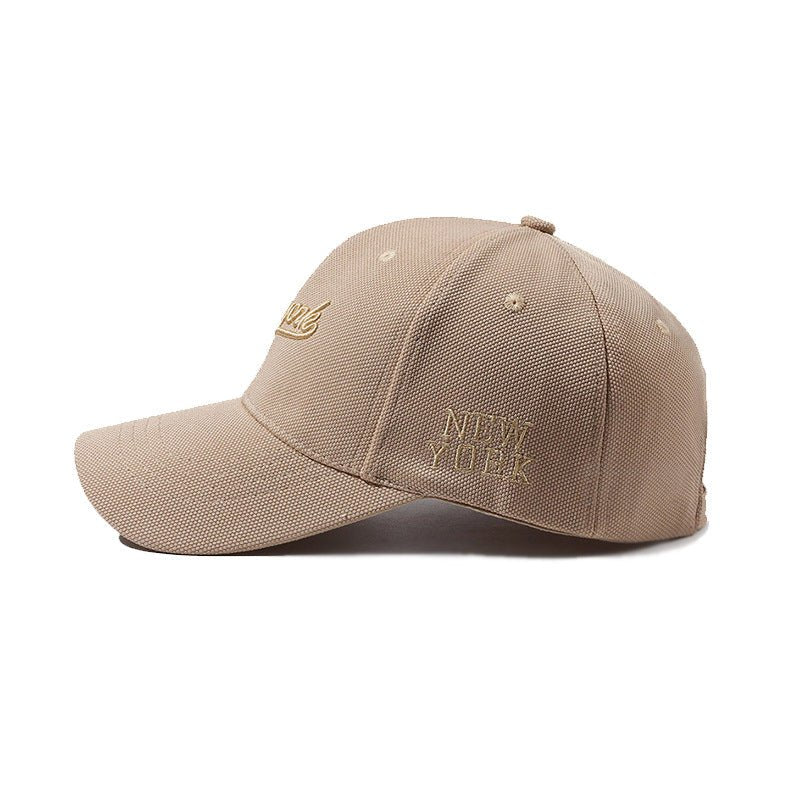Hard Crown Baseball Cap Men's And Women's Embroidered Letters - Gobuy Fashion