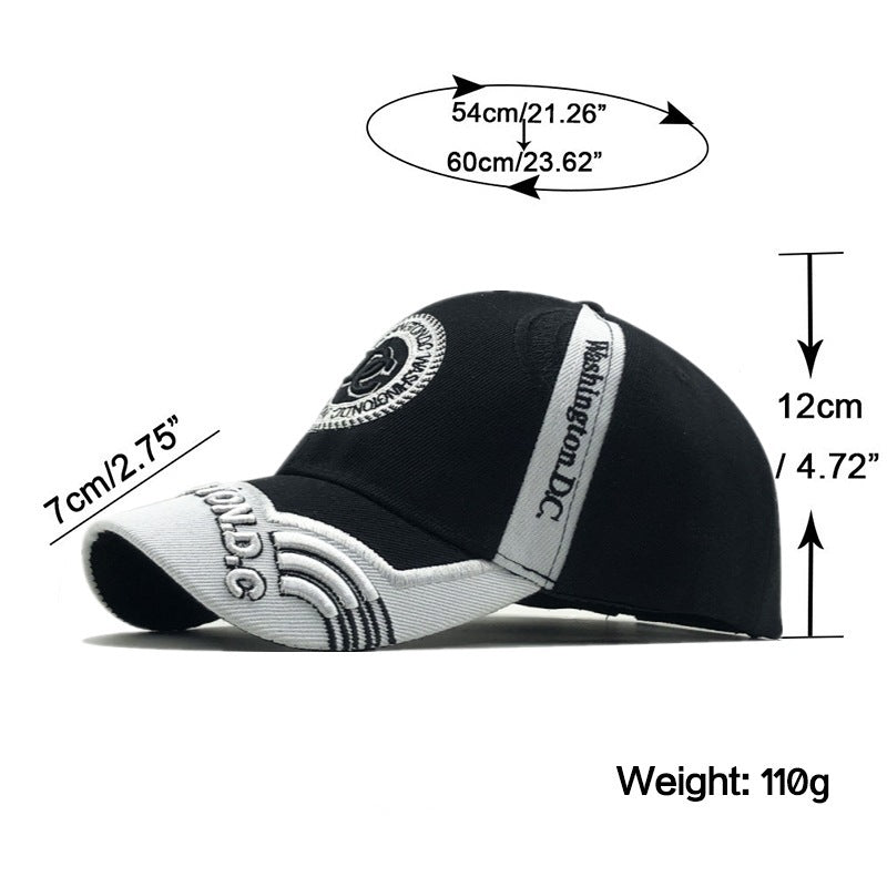 Men's And Women's Embroidered Trendy Letter Baseball Cap - Gobuy Fashion