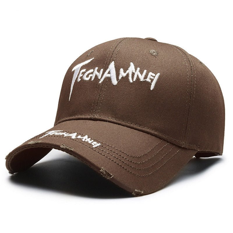 Summer Couple Casual All - match Washed Baseball Cap Sun Protection - Gobuy Fashion