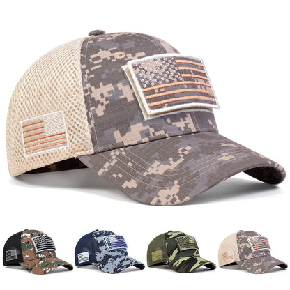 Sun Protection Sports Velcro Outdoor Military Fans Men's Camouflage Hat - Gobuy Fashion